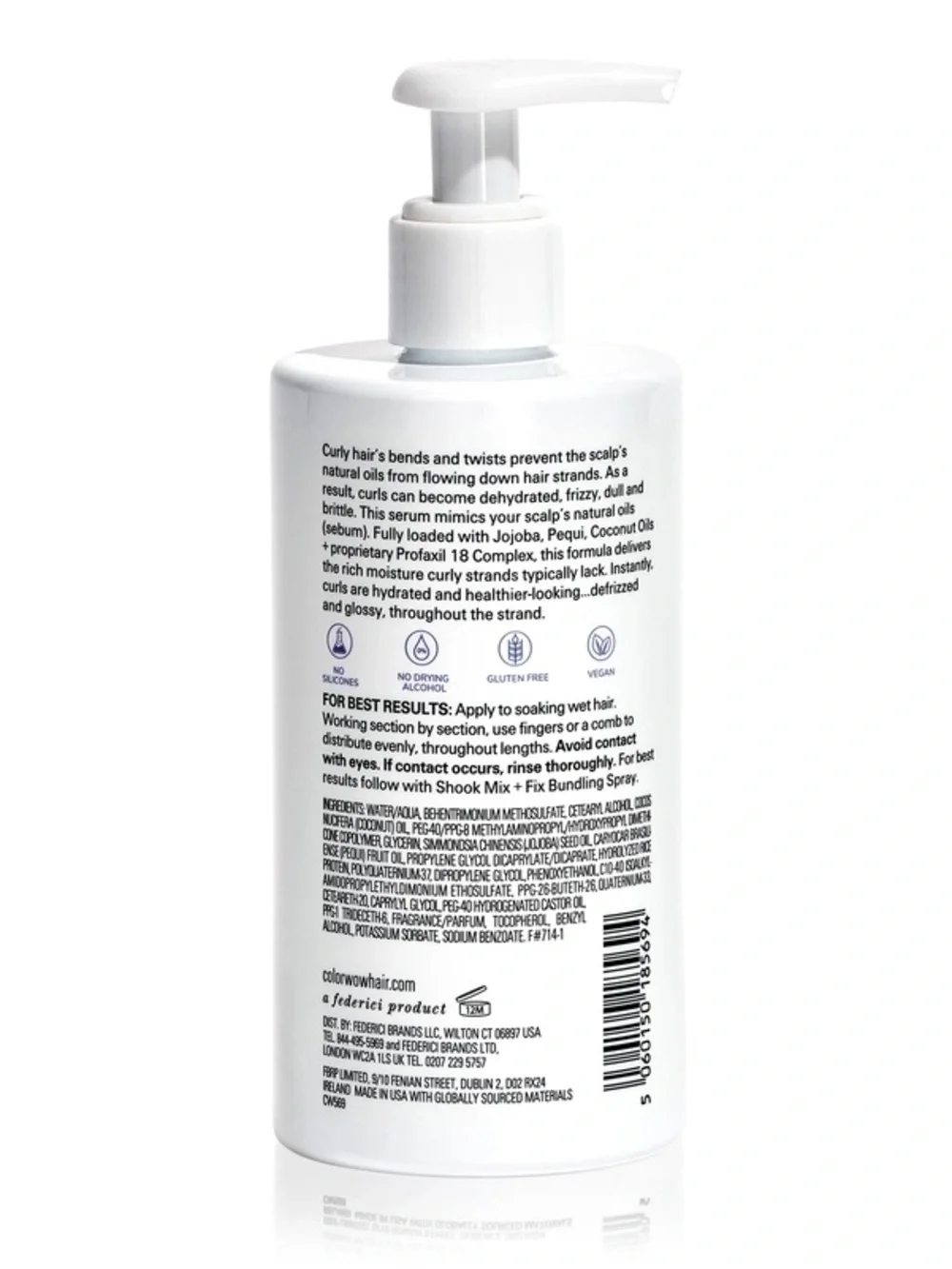Curl Wow FLO-ETRY Vital Natural Serum 10 fl. oz. 295 ml. New